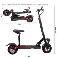 Freeboy J01 Foldable Electric Scooter, 800W Motor, 48V Battery, 25MPH Max Speed, 25 Miles Range, 10 Inch Off-Road Tires, Dual Disc Brakes J01-800W48V-TT
