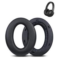 Patvarūs ausų pagalvėlės, skirtos Sony WH-XB910N ausinių keitimo ausinių pagalvėlės Minkštos baltyminės odos putplasčio kempinės ausinių rankovė tamsiai mėlyna spalva