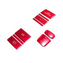 Car Gear Shift Knob Handbrake Auto Hold Button P Switch Cover Trim Sticker For Volkswagen VW Golf 8 MK8 Rline R mėlyna