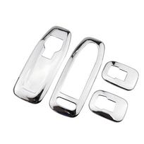4vnt ABS chromuotas automobilio lango pakėlimo jungiklio skydelio dangtelio apdailos lipdukas, skirtas Peugeot 2008 2014 2015 2016 2017 2018 m. sidabras