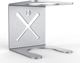 Mm Steel Styles beisbolo lazdos laikiklis, pagamintas iš aukštos kokybės nerūdijančio plieno - universalus lazdos ir kamuoliuko laikiklis, suderinamas su visomis beisbolo lazdomis - lengvai montuojamas su lipniu padu