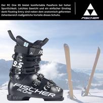 Fischer moteriški slidinėjimo batai, kalnų slidinėjimo batai, alpiniai slidinėjimo batai moterims, rc one 9.5 - flex 95 - gripwalk - allmountain - pradedantiesiems ir pažengusiems (mp24.5 eu38 2/3)