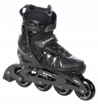 Reguliuojami riedučiai Raven Expert Black 37-40 Kaučiukas