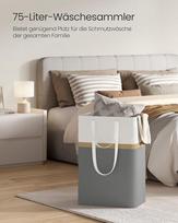 Songmics skalbinių krepšių rinkinys, 2 vnt., 75 L, sulankstomi