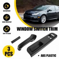 Priekinis kairysis lango jungiklio skydelio apdailos rinkinys Durų rankenos apdailos rinkinys VW Golf MK4 2 durims gray