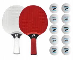 Lauko raketės rinkinys Point School Red/white + 10 kamuoliukų
