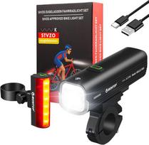 Stvzo (vokietijos kelių eismo licencijavimo taisyklės) patvirtintas dviračio žibintų rinkinys Usb baterija Led dviračio žibintų rinkinys su priekiniais ir galiniais žibintais, dviračių žibintai vaikams ir suaugusiems