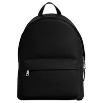 Coach Taylor 30 Zipper Closure Refined Pebble Leather Backpack Large Unisex Backpacks Silver Black CDX93-SVBK Basic Set (Bag+Dust Bag)