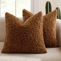 Teddy Plush Cushion Cover 60x60cm/45x45cm/30x50cm Sofa Pillow Cover Super Soft Comfortable Decorative Furniture Pillow Cover 30x50cm white