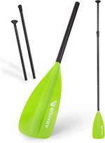 Abahub Sup irklas / 2 in 1 Sup baidarių irklas aliumininis reguliuojamas irklas irklentei, aliuminio lydinio Pu dengtas kotas 172-213 cm plastikinis nailono mentė