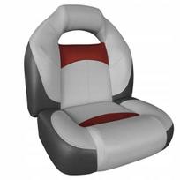 Myboat Bass Premium High Back valties sėdynė, pilka grafito raudona