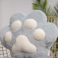 36X30X16Cm Plush Bear Cat Paw Pillow Stuffed Fluffy Cartoon Animal Hands Burner Back Support Plushie Birthday Gift 36x30cm pillow brown