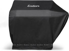 Enders® Dujinio grilio uždangalas dujiniam griliui: Boston 6 Kr Turbo, aukštos kokybės poliesterio audinys (600d), atsparus Uv spinduliams ir vandeniui, dujinio grilio uždangalas, dujinio grilio priedai, #5697, juodas