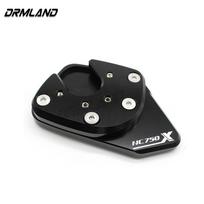 For HONDA NC750X NC750 X X-ADV 2017- Motorcycle Kickstand Foot Side Stand Pad Plate Enlarger Support Extension mėlyna