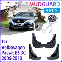 4 vnt Automobilių purvasaugiai VW Volkswagen Passat B6 3C 2006 ~2010 Purvasargiai Purvasaugiai Sparnai Purvasaugiai Auto black