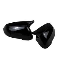 For BMW X1 U11 U12 2023 2024 Side Rear View Mirror Cap Cover Horn Case Shell Trim Car Accessories Glossy Black black