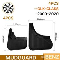 Mudflaps GUARD FOR Mercedes BENZ GLK CLASS X204  2009- MUDGUARDS SPLASH MUD FLAP FENDER MUDGUARD CAR ACCESSORIES AUTO STYLI black