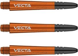 Winmau Vecta Orange Medium smiginio kotai (kotai) - 1 rinkinys pakuotėje (iš viso 3 stiebeliai)