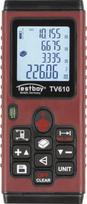 Laser range finder Testboy TV 610, measuring range 0.05–60 m, area and volume calculation, Pythagoras function 62201000 | 4028532206109