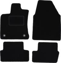 Black velour floor mats for: Nissan Qashqai J10 I crossover (2006-2013)