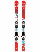 Rossignol Hero Fis Gs Pro vaikiškos slidės + Look 10 apkaustai