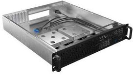Korpusas Chasis rack 2U Lanberg SC01-5202-12B 3 aušintuvai 10 USB 3.0 lizdai juodas