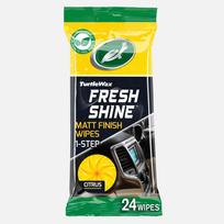 Turtle Wax Fresh Shine Matt Wipes — salono valymo servetėlės, 24 vnt.