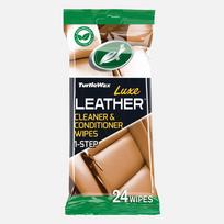 Turtle Wax Luxe Leather Wipes — odos servetėlės, 24 vnt.
