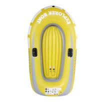 Inflatable Kayak Inflatable Canoe Inflatable Boat PVC Inflatable Kayak Canoe 2 Person Rowing Air Boat Fishing Drifting Diving geltona