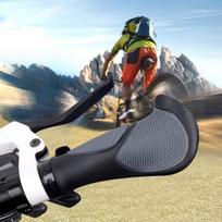 Ergonomiškos vairo rankenos Mtb, trekingo, elektriniams, miesto, plento ir sulankstomiems dviračiams su dviem pusėmis, užrakinamos, pagamintos iš neslystančios gumos (22 mm dviračių rankenos Edition 2019)