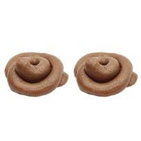 1/2/3 vnt. Netikras Šūdas Suspaudžiamas Žaislas Nerimo Streso Mažinimo Imituotas Kakis Sensorinis Žaislas Minkštas Tampus Fidget Žaislas Pokštas Gag Dovana 2pcs brown