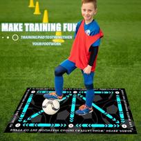 Treniruočių kilimėlis, futbolo treniruočių kilimėlis, 90 x 60 cm, treniruočių kilimėlis, futbolas, neslystantis treniruočių kilimėlis treniruotėms