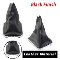 For VAUXHALL OPEL ASTRA H 2005-2010/ZAFIRA B 2005-2014  Gear Shift Knob Leather Dustproof Shifter Boot Cover black