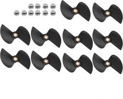 Spyminnpoo 10 dalių Rc valties sraigtas, bešepetėlinės nuotoliniu būdu valdomos valties uodegos sraigto atsarginės dalies rinkinys, skirtas senam Ft009 valties sraigtui pakeisti