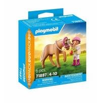 Statybų žaidimas - PLAYMOBIL - 71887 - 4-10 metų - Daugiaspalvis - Mergaitė ir ponis