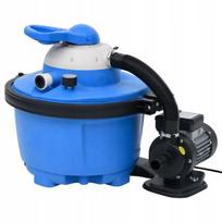 Baseino filtravimo siurblys 6000 L/h, 200 W, 25 L, 385x620x432 mm, mėlynas