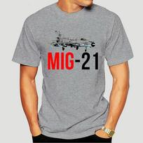 Distressed MIG 21 Jet Air Plane Tees Shirt Unisex 3D Print Short Sleeve Cotton Tops 2632X 4XL white