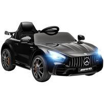 Electric children's car, Mercedes, 3-5 km/h, remote control, lights & music, black