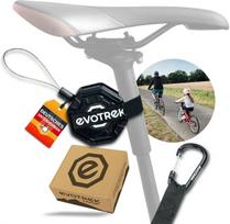 Evotrek dviračio vilkimo virvė vaikams ir suaugusiems iki 130 kg - gumuota vielinė virvė 2,2 m, greitas surinkimas be įrankių, ypač tvirta ir lengva, skirta mtb, elektriniams dviračiams, vaikiškiems dviračiams - su tvirtinimu