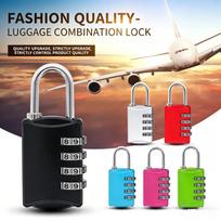 Combination Padlock Lock for Gym Lockers School Toolbox and More Portable Resettable and Secure Design for Sports and OutdoorUse pink