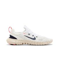 Nike Free Run 5.0 'White Obsidian' (Unisex) Balti / Šviesiai medžio rudos / Ryškiai raudoni / Juodi bėgimo bateliai CZ1884 103 42.0 white