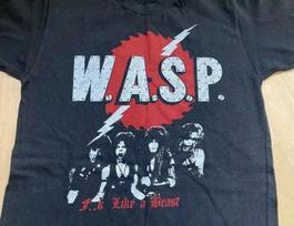 Vintage 1984 Vintage WASP Gift For Fan Cotton All Size Unisex Shirt M gray