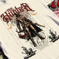 Bloodborne T-Shirt: The Hunter Merch, Gift for Souls Fans 110 black