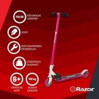Razor S Sportinis Paspirtukas Vaikams Nuo 6 Metų, Sulankstomas, Išlaiko Iki 100 kg