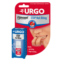 URGO nepastebimas, labai kartus lakas nuo nagų kramtymo, FILMOGEL  STOP Nail Biting, 9 ml