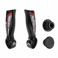 1 poros kalnų dviračio vairo galai 22.2mm 7/8 "dviračio vairo strypo galai raudoni