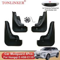 TONLINKER Automobilio purvasaugiai Hongqi E-HS9 E115 EHS9  2022 2023- Purvasaugiai Priekiniai Galiniai Sparnai Purvo Atvartai Priedai 4 Pcs Black B black
