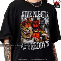Five Nights At Freddy's Horror Shirt Gaming Gift For Man,Springtrap T-shirt For Woman,Freddy Fazbear Tee,FNAF Halloween Tee Gift For Friends L brown