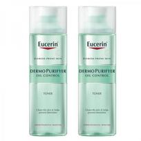 Eucerin Dermo Purifyer Oil Control Toner 200ml x 2pcs white