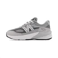 New Balance 990v6 Comfortable Abrasion Resistant Low top Kids' Running Shoes Gray Pre school PC990GL6 M Width pilka